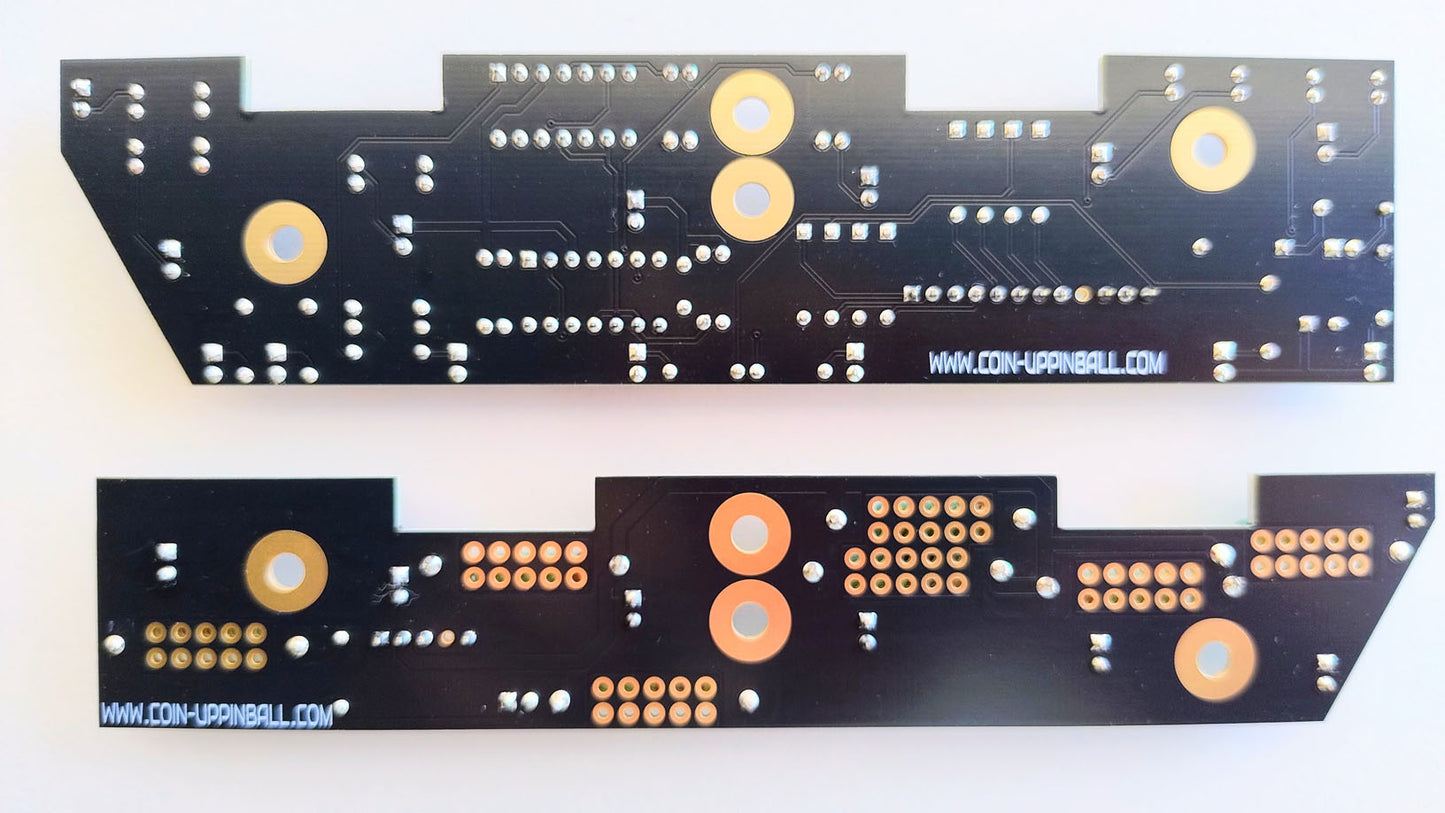 7 Ball Opto Trough Board Set for Williams/Bally Wide Body Pinball Machines
