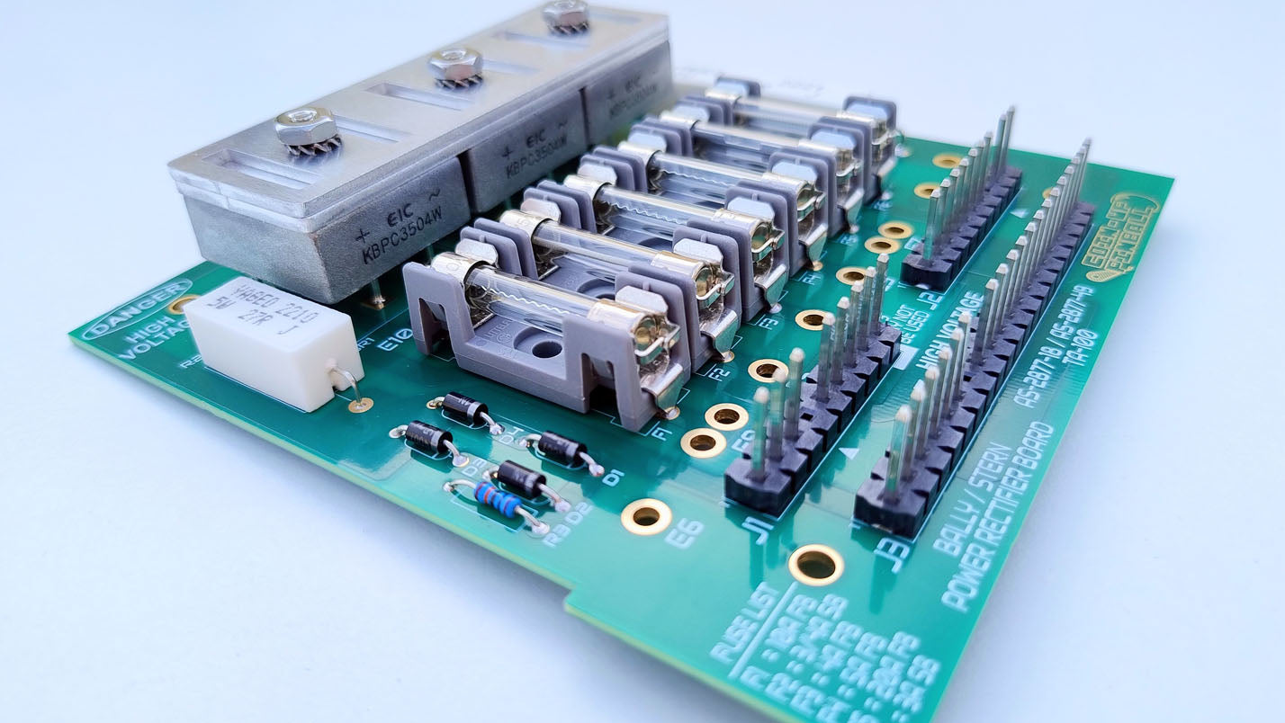 Bally / Stern Power Rectifier Board Replacement Kit AS-2518-18/49 / TA-100