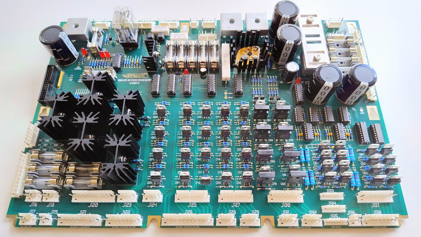 Bally Williams WPC-89 / DCS / WPC-S Power Driver Board A-12697-3 / 1 / 4