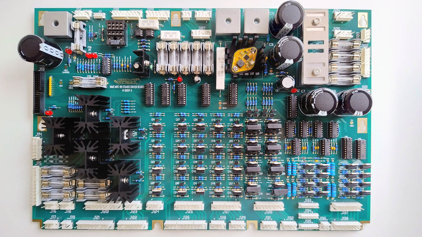 Bally Williams WPC-89 / DCS / WPC-S Power Driver Board A-12697-3 / 1 / 4