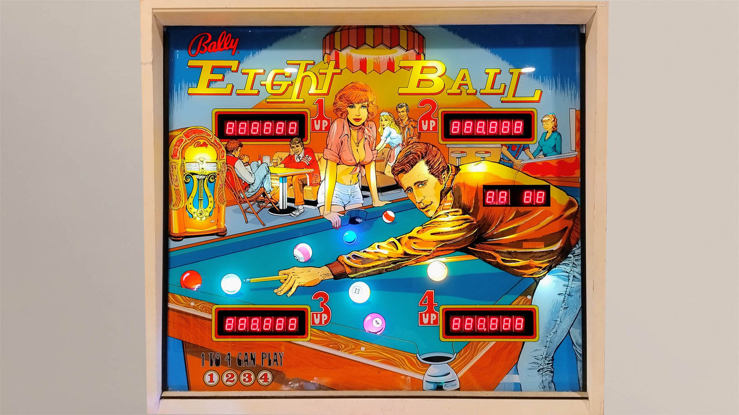 Single Bally Stern 6 Digit LED Display With Steel Mounting Frame AS-2518-15 / AS-2518-21 / A-434 / DA-100