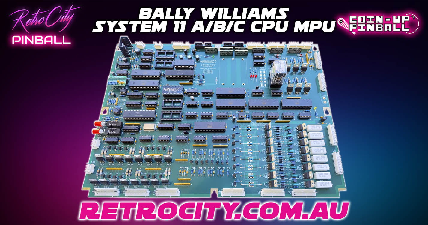 Bally Williams System 11N / 11A / 11B / 11C CPU MPU Board