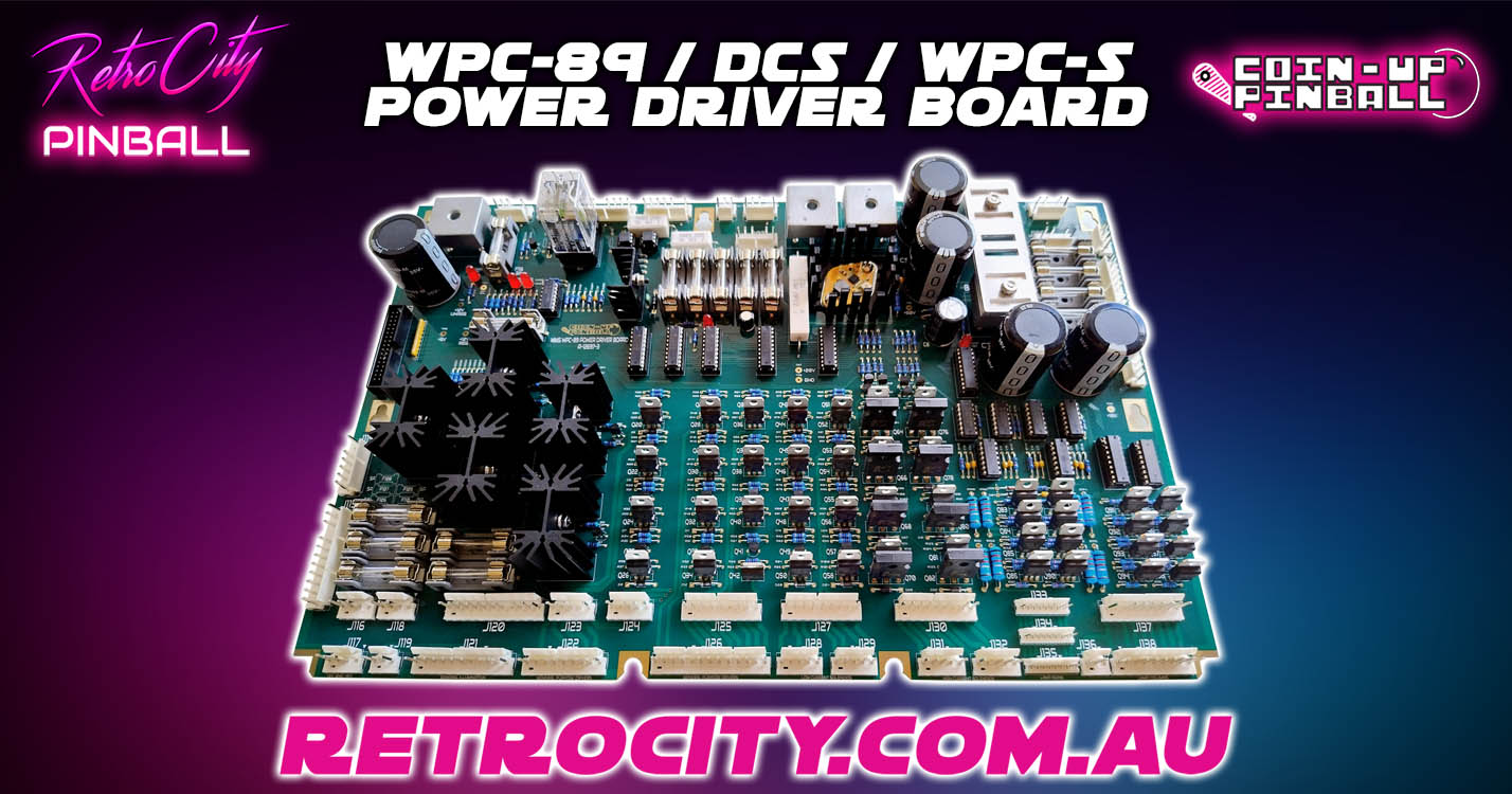 Bally Williams WPC-89 / DCS / WPC-S Power Driver Board A-12697-3 / 1 / 4