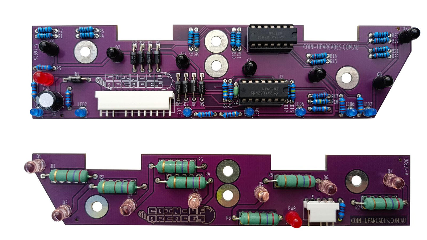 Plug and Play direct replacement with all features from the original. Replaces Bally/Williams: A-17982, A-17981, A-16926, A-16927, A-16926-RX, & A-16927-TX