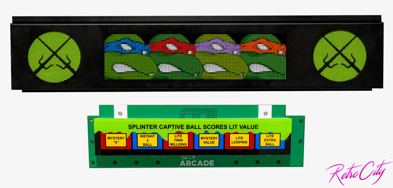 Pin2DMD Full Size TMNT Hero Edition Kit - Retrocity Exclusive