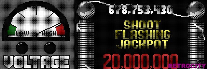 Pin2DMD Color DMD Frankenstein Pinball Sega 192x64 retrocity