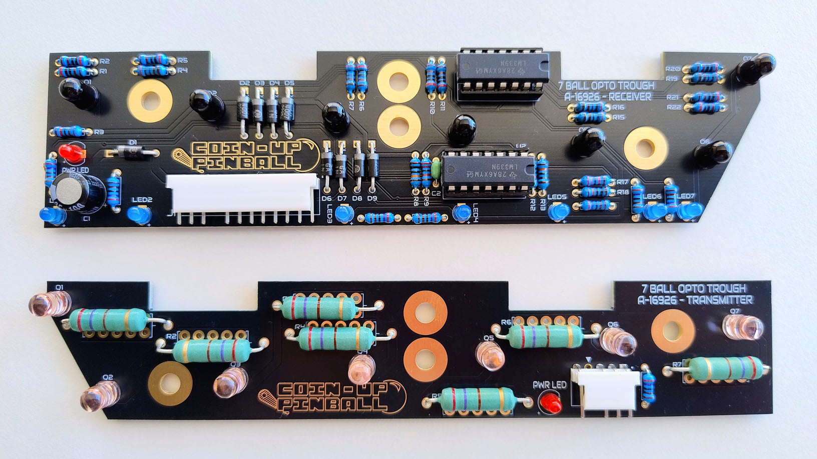 Plug and Play direct replacement with all features from the original.  Replaces Bally/Williams: A-17982, A-17981, A-16926, A-16927,  A-16926-RX, & A-16927-TX