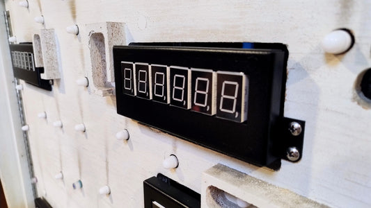 Single Bally Stern 6 Digit LED Display With Steel Mounting Frame AS-2518-15 / AS-2518-21 / A-434 / DA-100