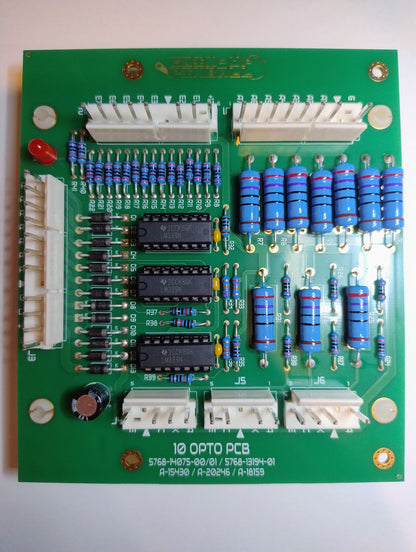 10 Opto Board Replacement for Bally/Williams Pinball Machine. A-15430, A-20246, A-18159-1