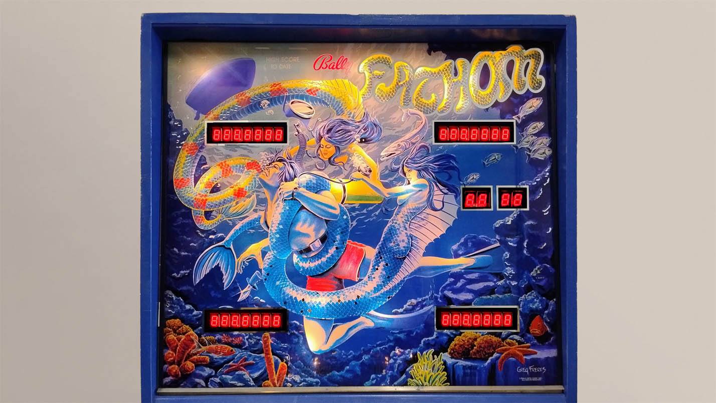 Single Bally Stern 7 Digit LED Display With Steel Mounting Frame AS-2518-58 / A-645