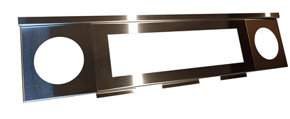 Data East Replacement Pinball Speaker Display Panel - Reflective Brushed Stainless Steel