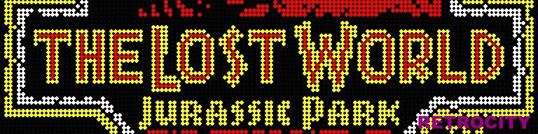 Pin2DMD Color DMD  Jurassic Park Lost World Pinball Retrocity